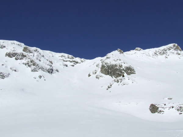 #1 Jas des lièvres : 1ère montée-descente de la journée. Neige dure. Jas des lièvres : 1ère montée-descente de la journée. Neige dure.