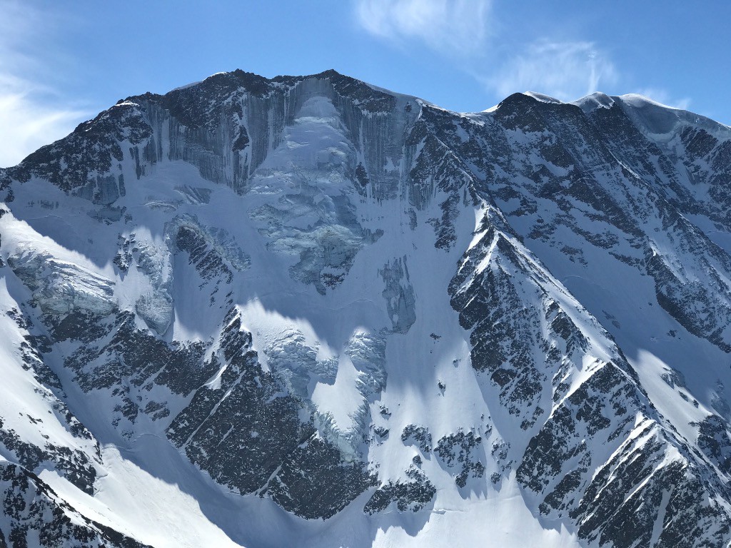 #9 Haut de la face N des dômes de Miage bien sec... Haut de la face N des dômes de Miage bien sec...