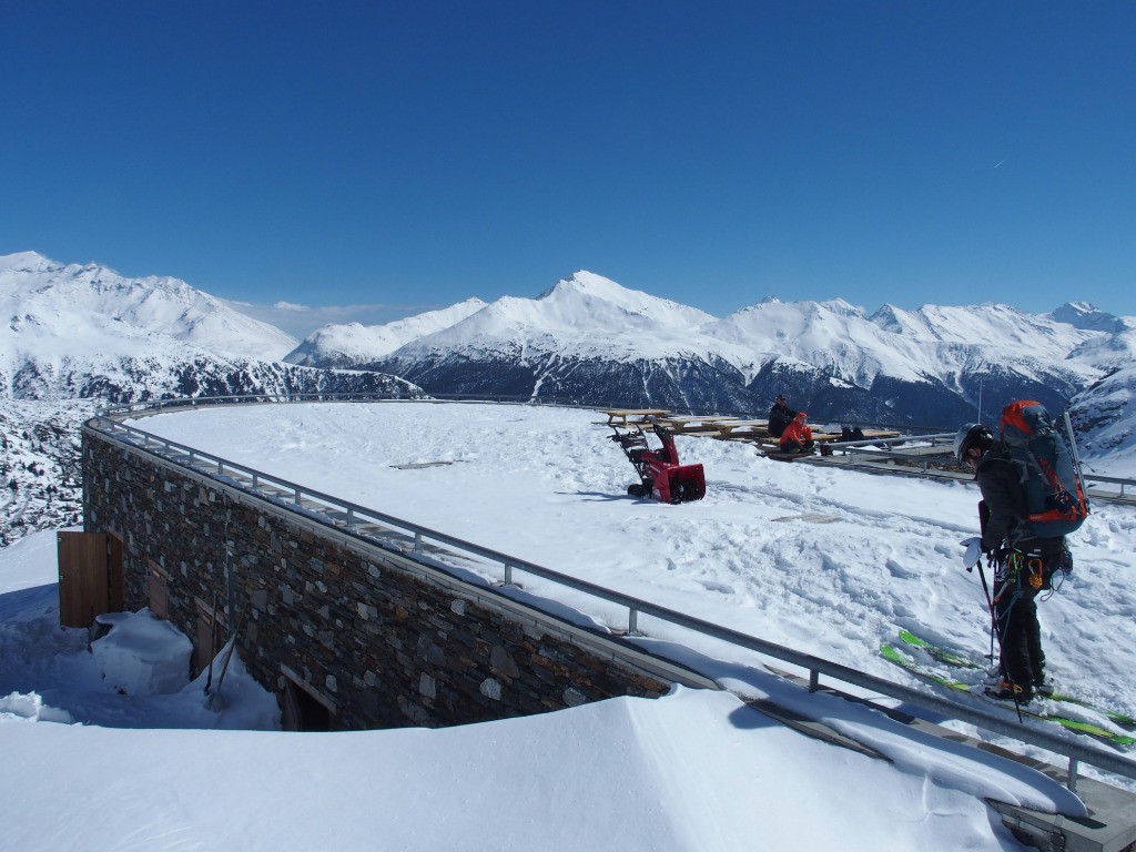 Arrivée au refuge de l'Arpont