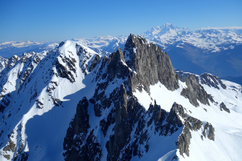 vu sur le couloir SO que l'on remontera