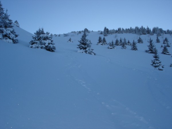 #2 Combe : Trop de neige dans la combe, à la descente ça avancera pas ! Combe : Trop de neige dans la combe, à la descente ça avancera pas !
