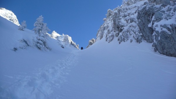 #3 Lances de Malissard : la montée tranquile dans ce joli couloir Lances de Malissard : la montée tranquile dans ce joli couloir