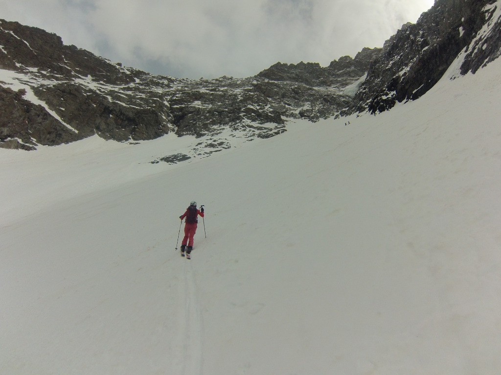 Montée dans le couloir