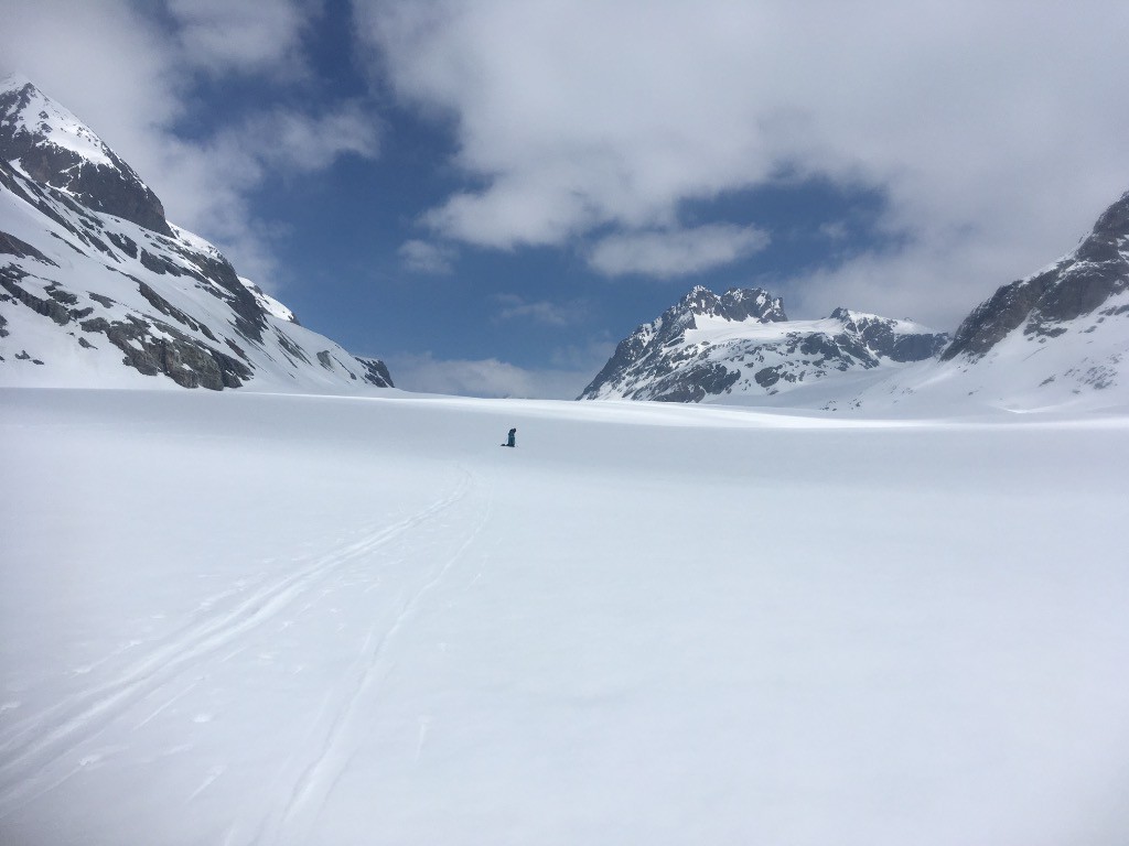 J5 : sur le glacier d'Ortemma, c'est long, très long !