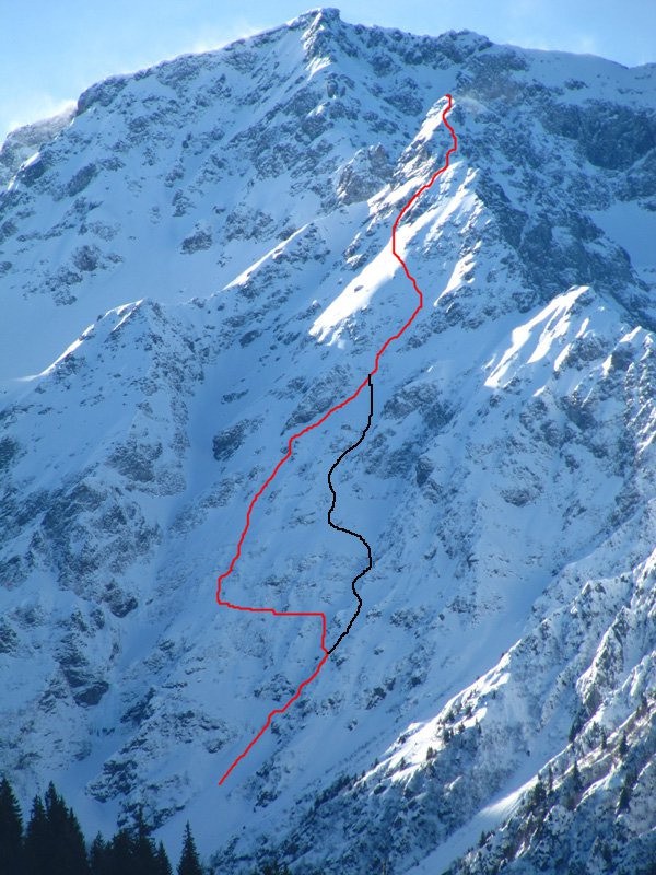 #1 Variante utilisée à la montée. Variante utilisée à la montée.