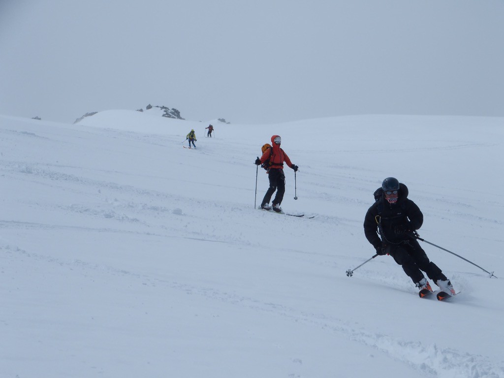 Bonne neige à la descente ! miam !