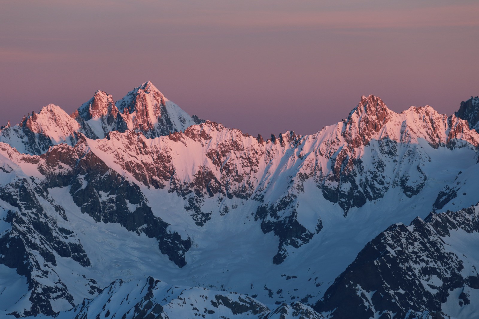 #24 Les Courtes, les Droites, l Les Courtes, les Droites, l'Aiguille Verte et Tour Noir