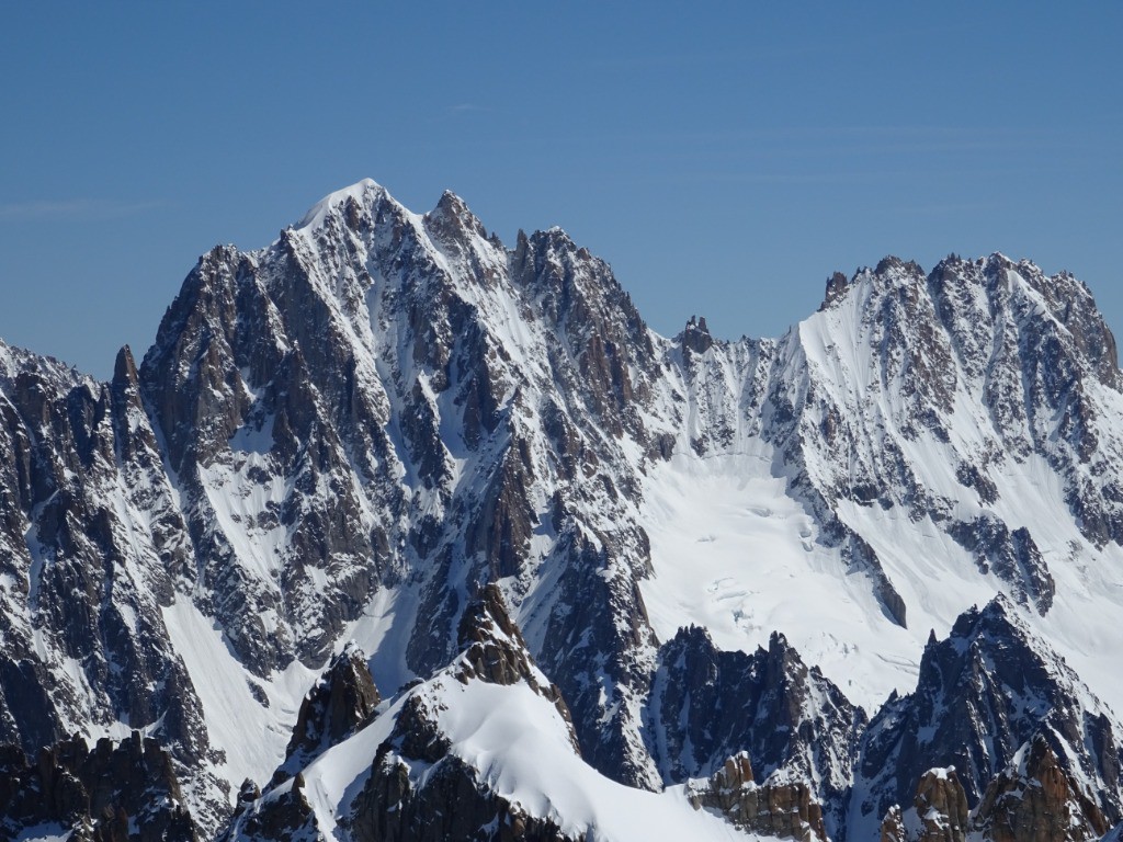 Somptueuse vue sur la Verte et les Droites 