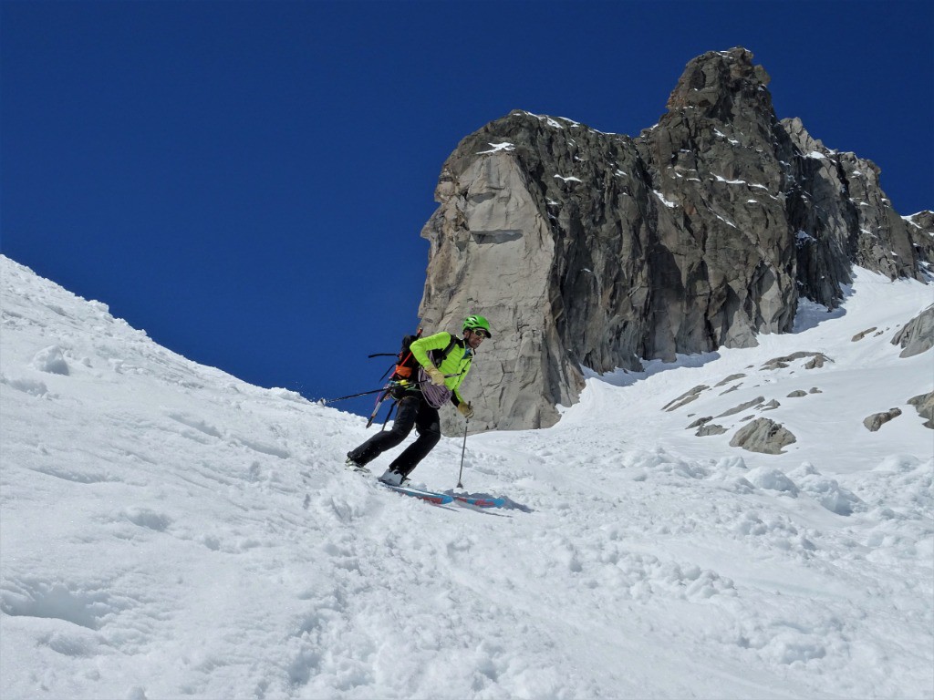 Bonne moquette dans la Vallée Blanche 