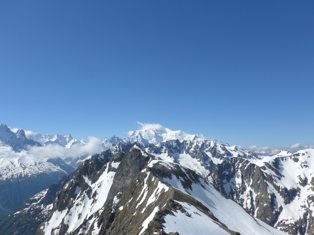 vue sur le Mont Blanc