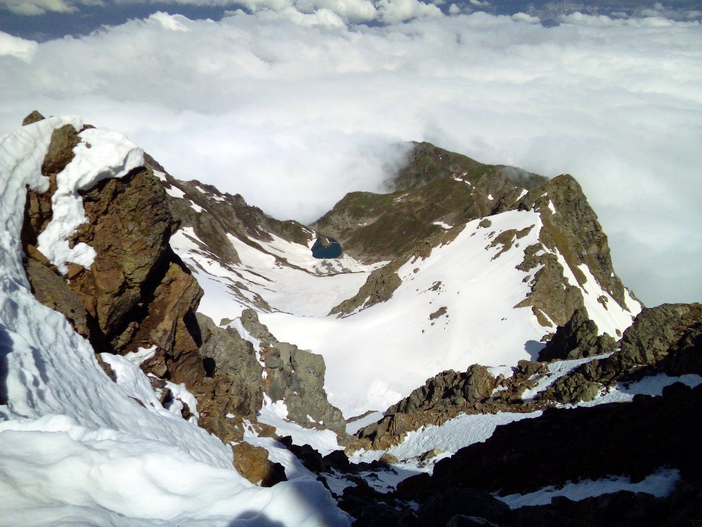 Glacier et lac de la Sitre