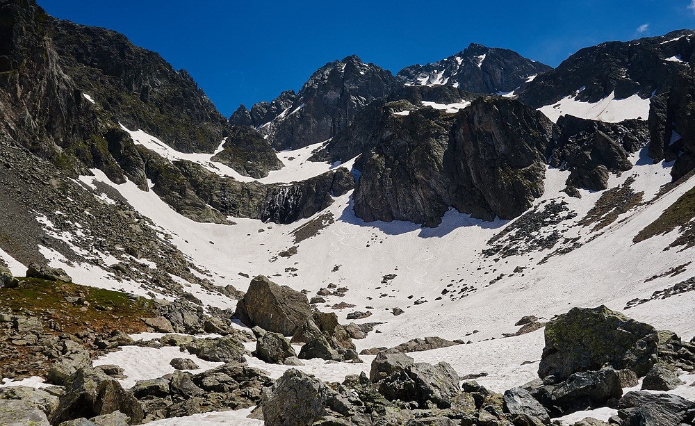 Dans le rétro, état des lieux de la combe du Lac Bleu...