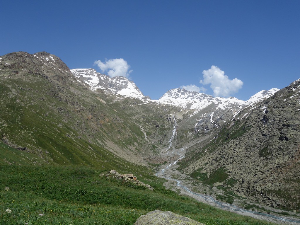 le vallon des Sources de l'Arc remonté le matin