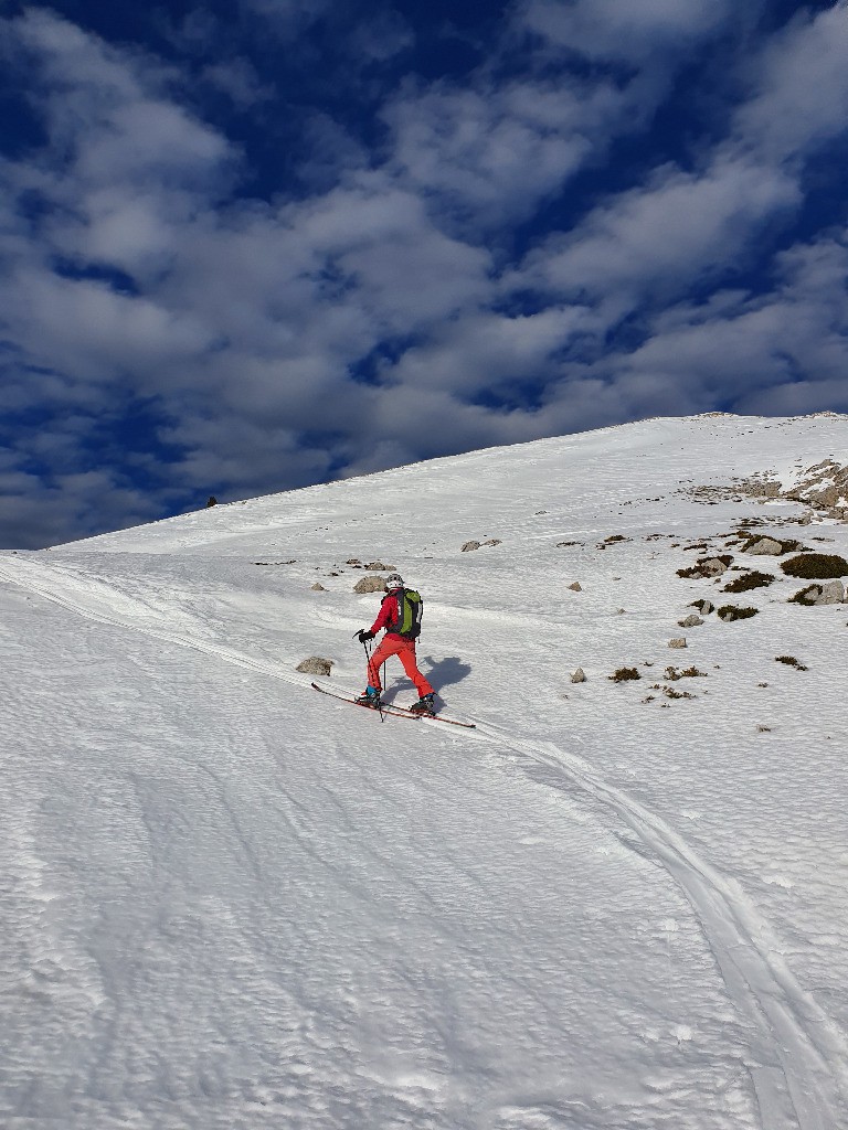 Remontée au soleil à la blanche