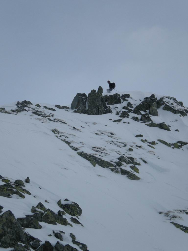 Pointes du Mouchillon : Ca passe depuis le sommet.