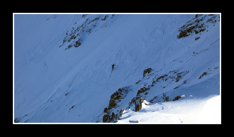 Trace au coiro : la dernière pente pour acceder au col du Coiro