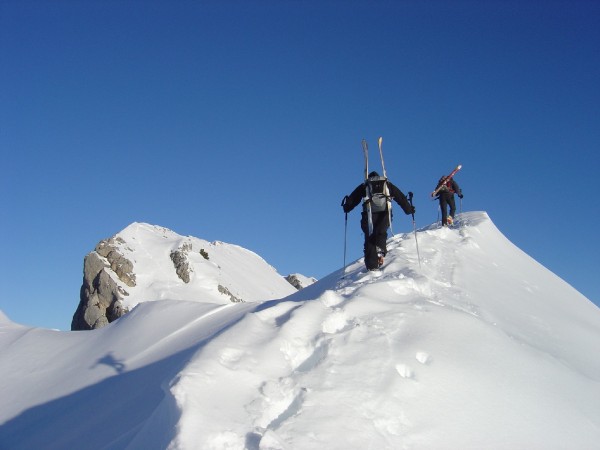 #1 Sommet : Sur l Sommet : Sur l'arête sommitale