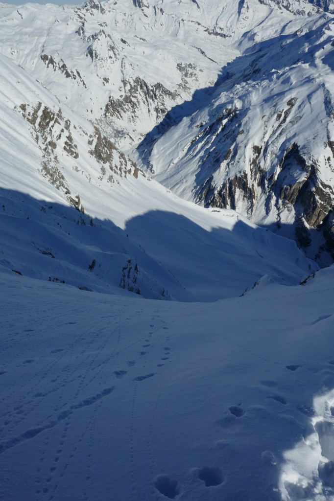 Entrée dans la face