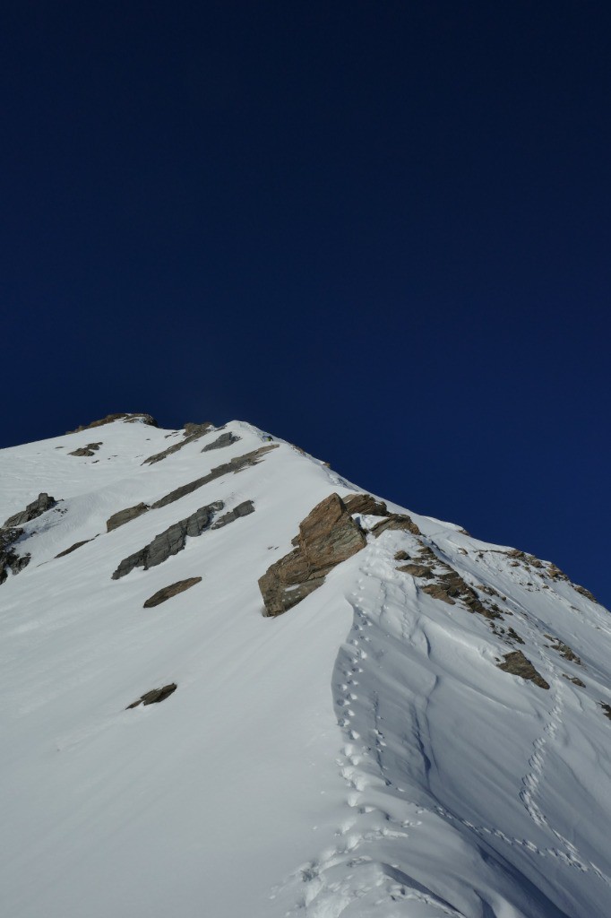 L'arête sommitale