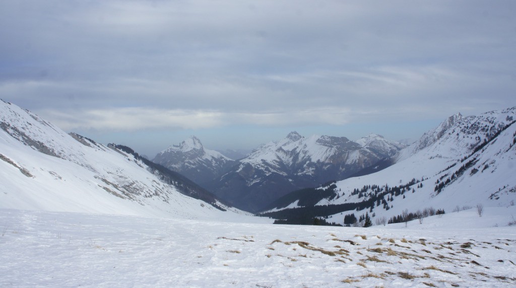 Vue Nord du col