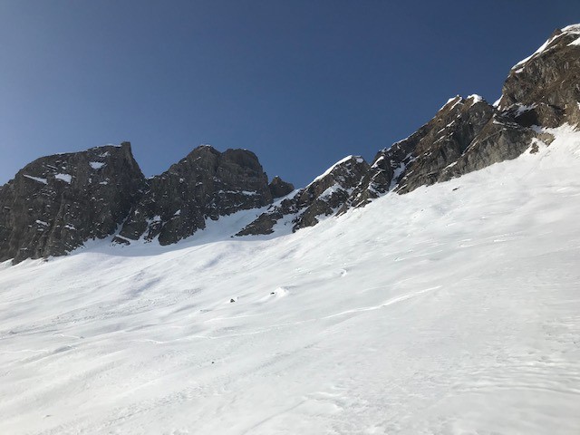 Combe de Tré-le-Crot, excellente à skier ce jour.