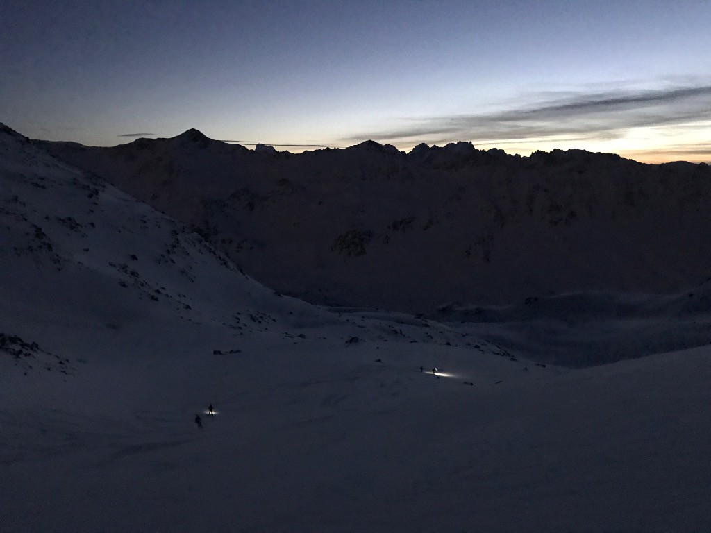 Fin de la descente sous les étoiles 