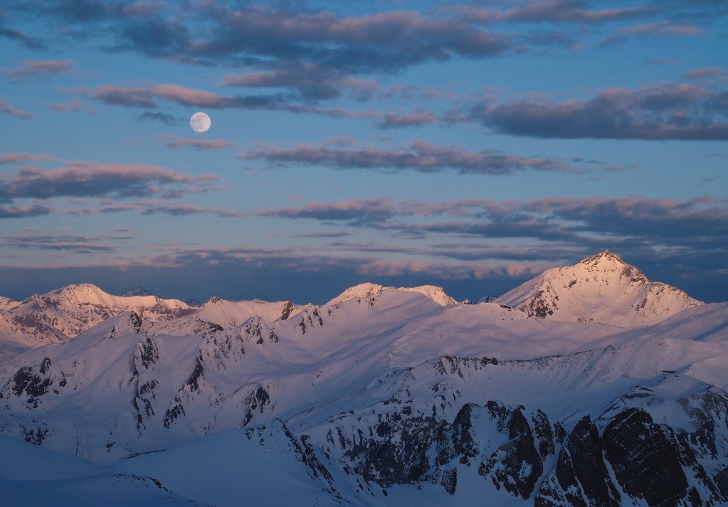 #7 Coucher de soleil et lever de lune sur Scolette. Coucher de soleil et lever de lune sur Scolette.