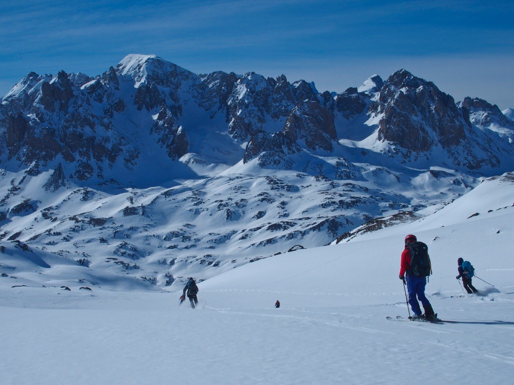 #20 Plongée sur les Drayères, accompagnés par la pointe des Cerces. Plongée sur les Drayères, accompagnés par la pointe des Cerces.