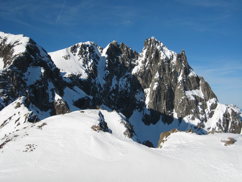 Tour Grande Lance d'Allemond : sous l'oeil bienveillant du Grand Pic