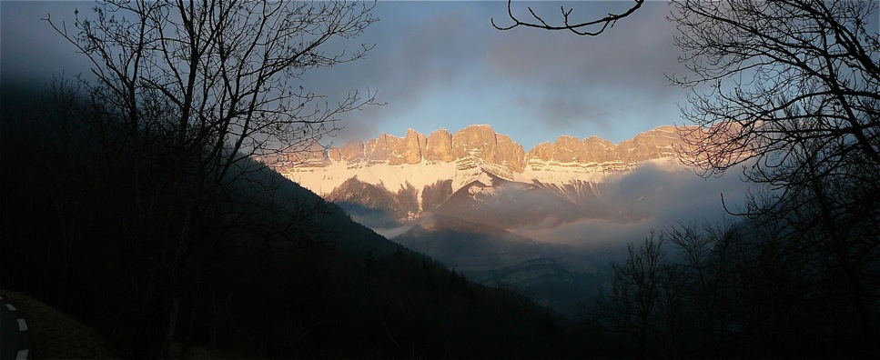 #7 Le vercors : Depuis la route de Monestier, ca s Le vercors : Depuis la route de Monestier, ca s'annonce pas mal