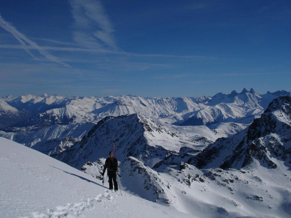 #1 Rocher d Rocher d'Arguille : Sylvain arrive au sommet. Quel panorama