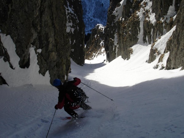 Ski technique : Dans la gorge