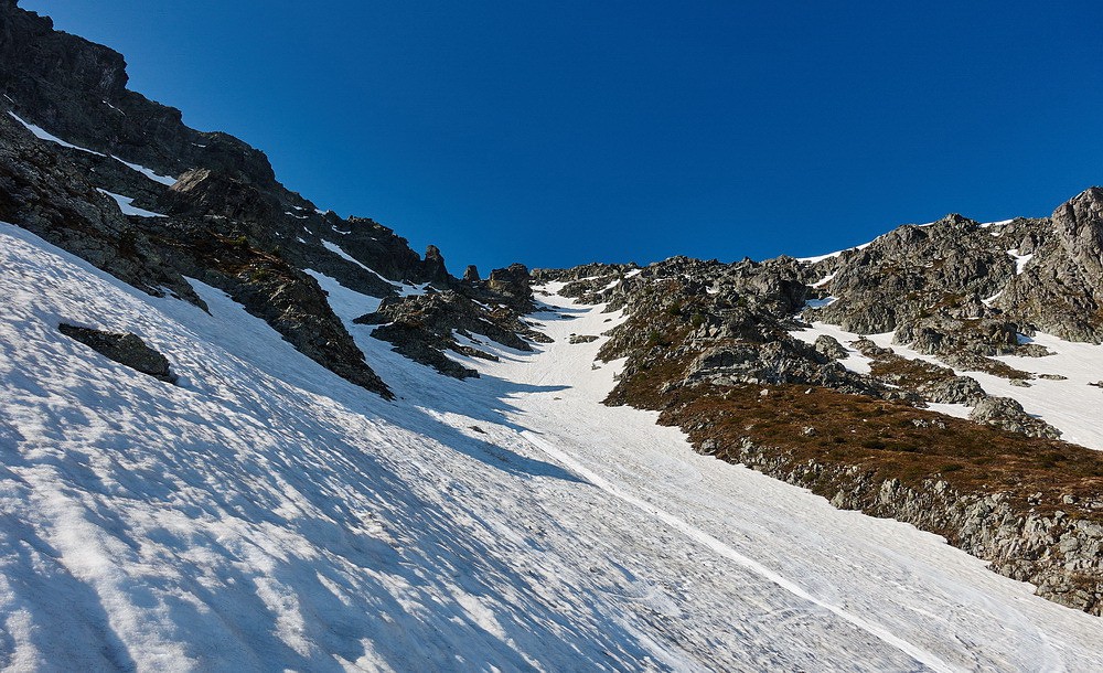 Va pour le couloir de droite à la descente...