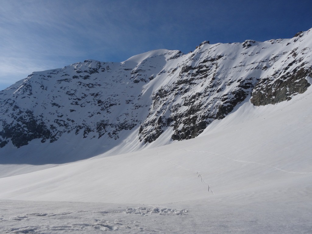 Vraiment belle cette face Nord de la Grande Ciamarella...