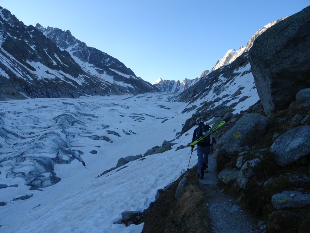 #2 Arrivée sur le glacier d Arrivée sur le glacier d'Argentière