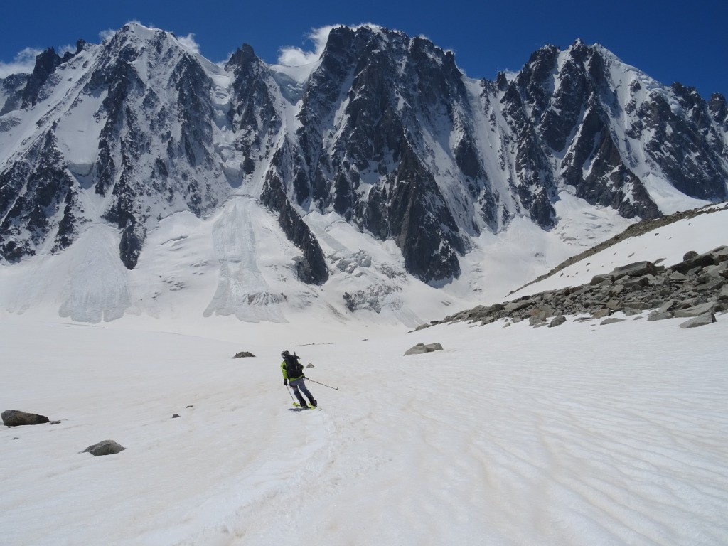 #23 Bas du glacier des Améthystes, face à la Verte, les Droites, les Courtes Bas du glacier des Améthystes, face à la Verte, les Droites, les Courtes