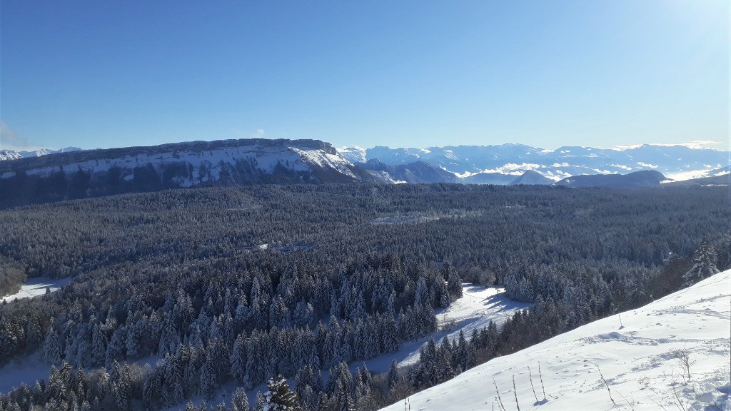 Le plateau nordique de Revard - Féclaz