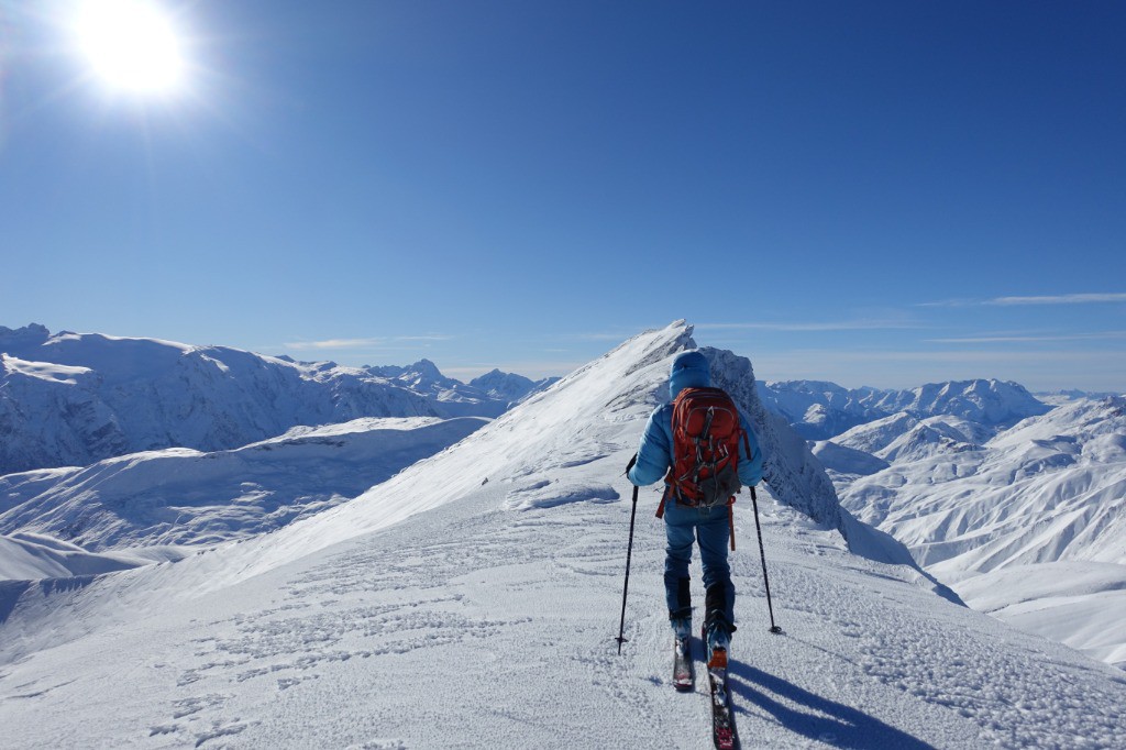 Arrivée au sommet