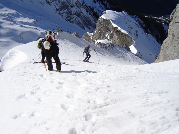 #4 Couloir Chauchefoin : Sophie à la sortie du Chauchefoin Couloir Chauchefoin : Sophie à la sortie du Chauchefoin
