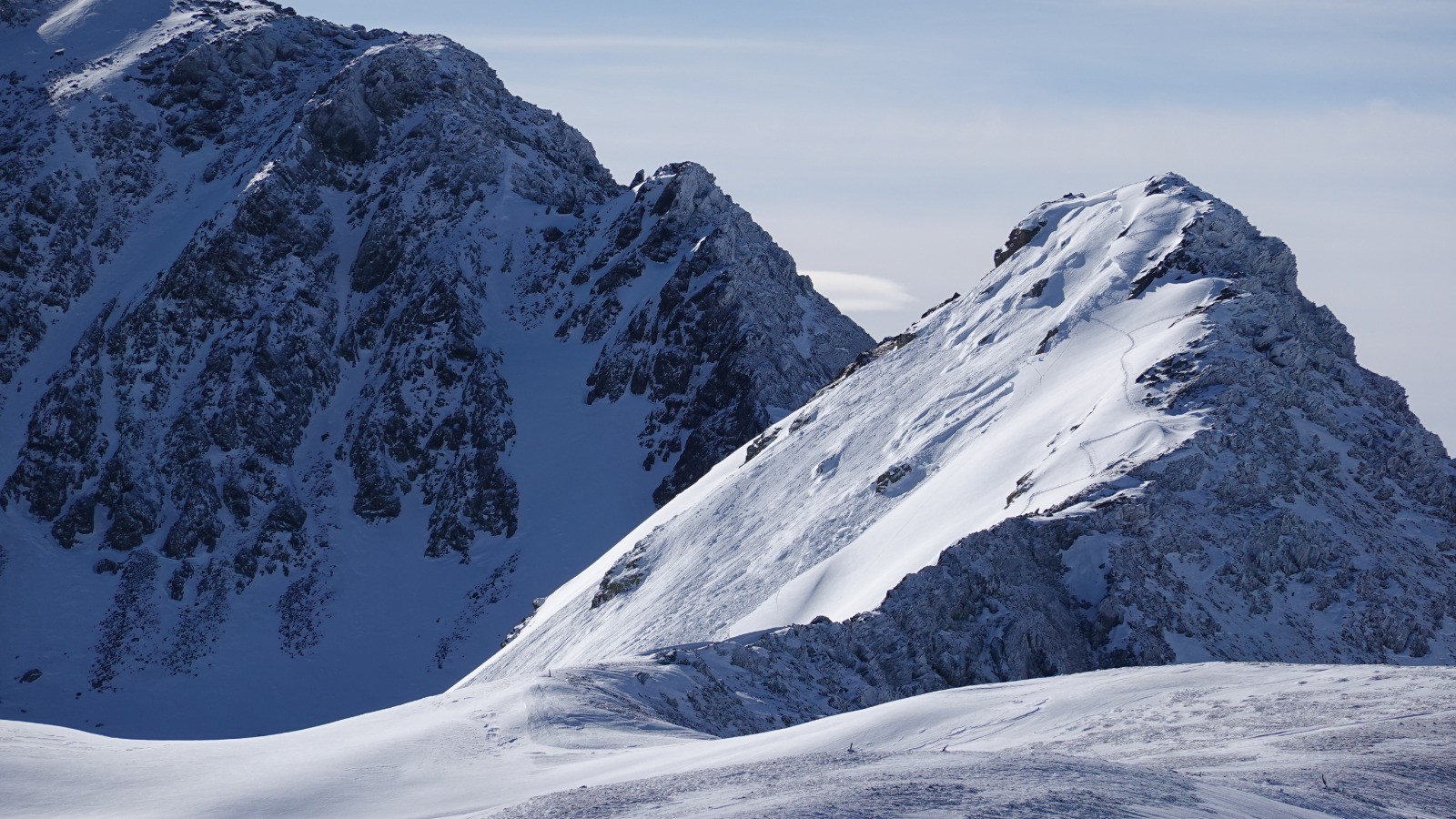#16 Avalanche depuis le sommet du Pic de l Avalanche depuis le sommet du Pic de l'Homme Mort