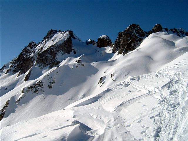 Glacier de Cellier : Depuis le col des Aiguillons