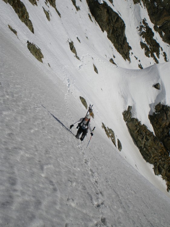 #2 Pic de Valsenestre : Au départ de la combe suspendue. Pic de Valsenestre : Au départ de la combe suspendue.