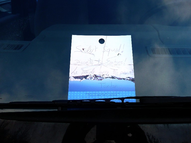 #4 La voiture de Squal : Tomtom est passé par là... entre Skitouriens, ça chambre un peu! La voiture de Squal : Tomtom est passé par là... entre Skitouriens, ça chambre un peu!