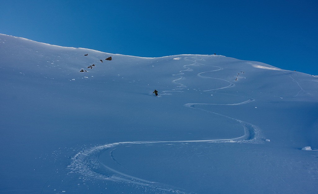 #20 Poudre magnifique sur le haut de la NE... Poudre magnifique sur le haut de la NE...