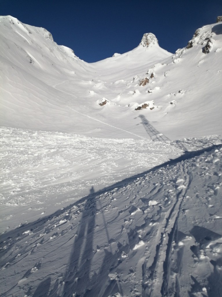 Avalanche et premier vallon.