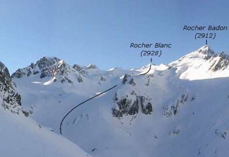 Haut de la combe madame depuis le col de la Croix