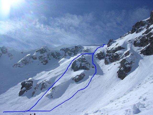 couloir NE de Chalune
