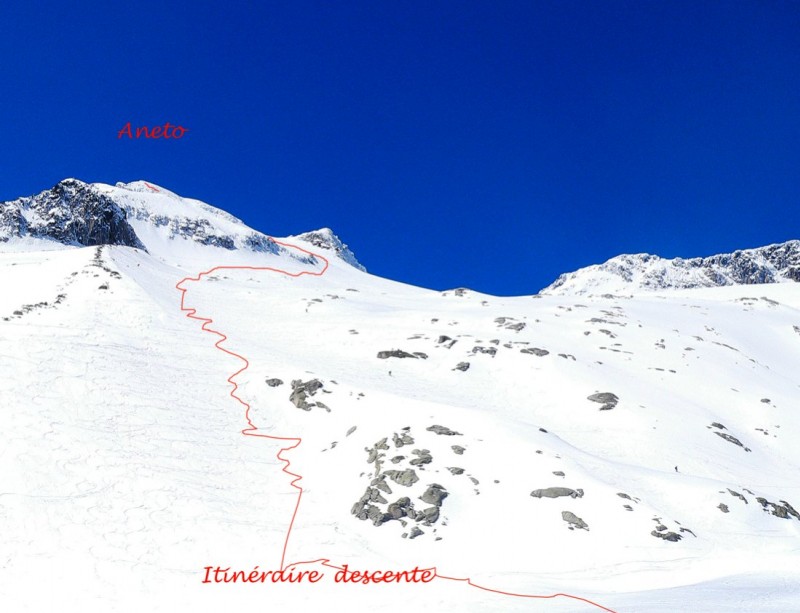 itinéraire de descente