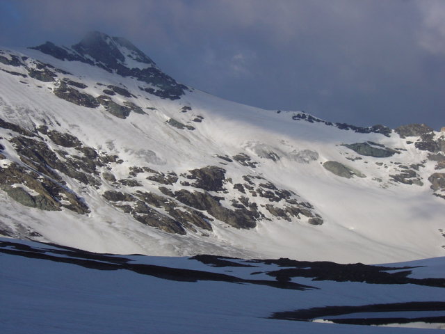 Face nord et glacier.