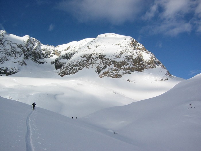 Entre le lac et le col des Quirlies, sous l'Etendard